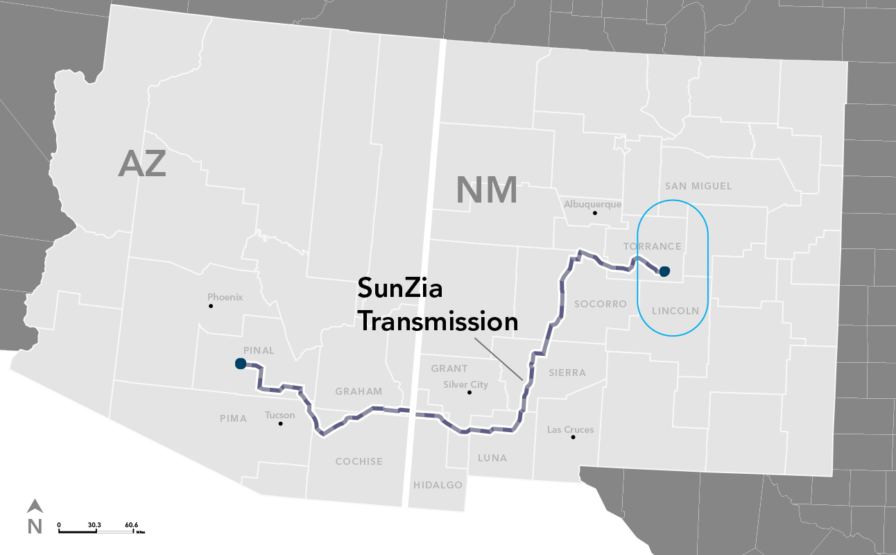 SunZia Transmission Pattern Energy