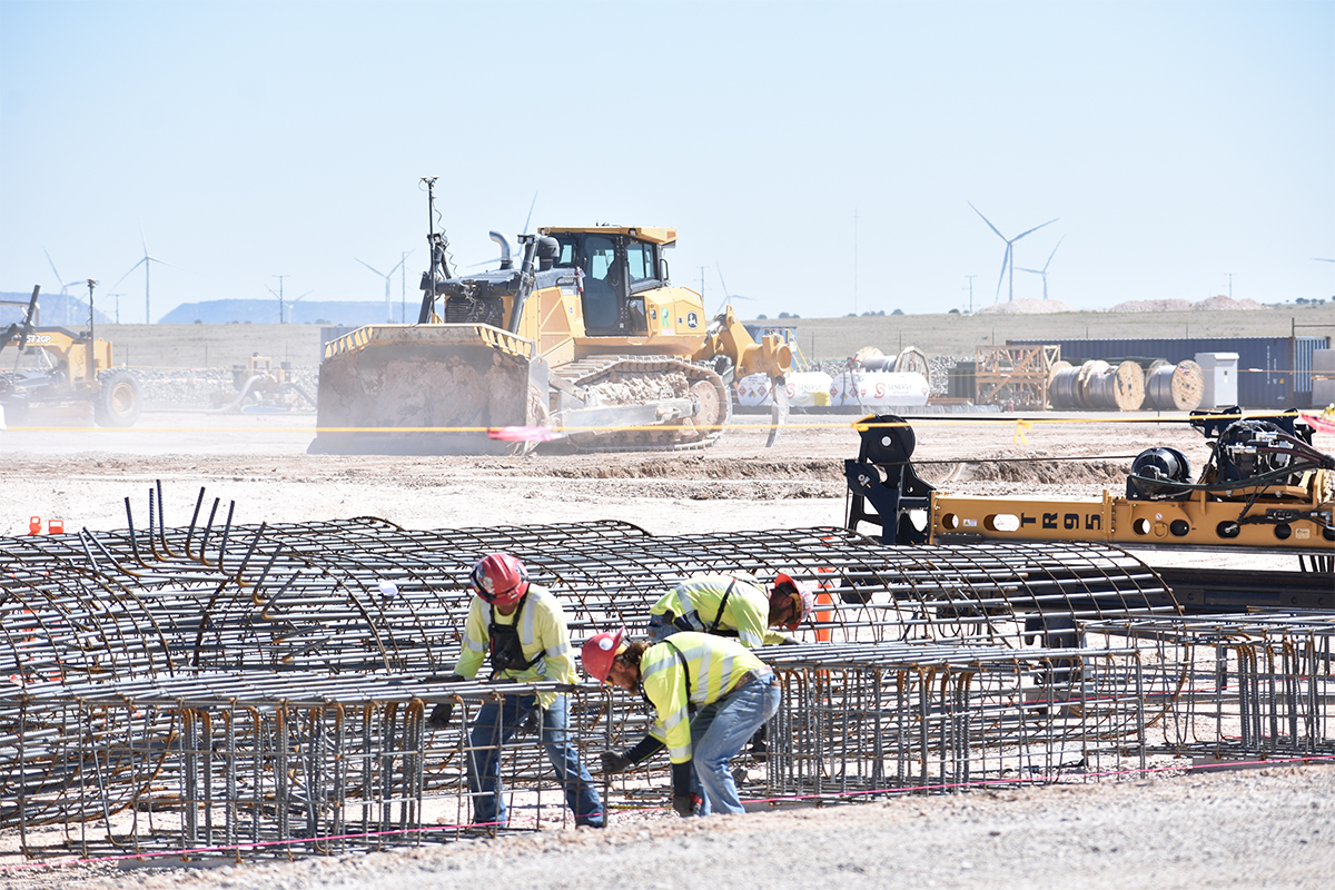 Construction is underway on the SunZia Transmission and Wind project in New Mexico