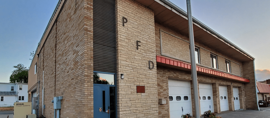 The current fire facility is two storeys.